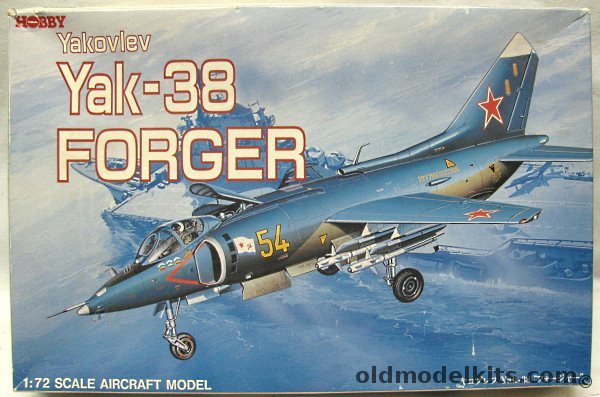 Tsukuda Hobby 1/72 Yakovlev Yak-38 Forger - USSR (several aircraft) or Czech, S04-1300 plastic model kit